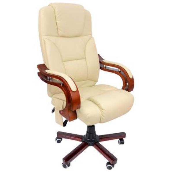 Крісло з масажем Bonro Premier M-8005 Beige