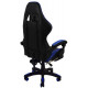 Кресло геймерское синее с подставкой для ног -
                                                        Фото 7