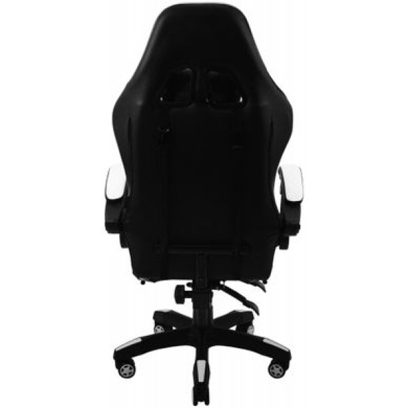 Кресло геймерское белое с подставкой для ног -
                                                        Фото 8