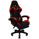 Кресло геймерское красное с подставкой для ног 287052 -
                                                        Фото 1