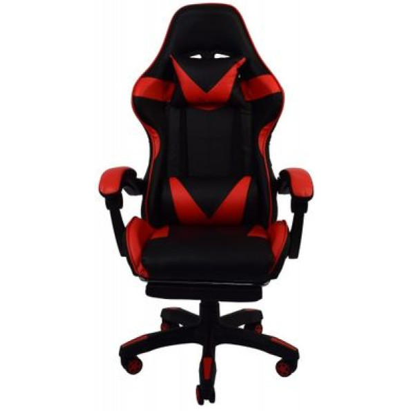 Кресло геймерское красное с подставкой для ног 287052 -
                                                        Фото 2