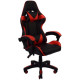 Кресло геймерское красное с подставкой для ног -
                                                        Фото 1