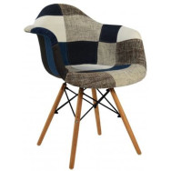 Крісло Bonro В-437 PW BW PATCHWORK