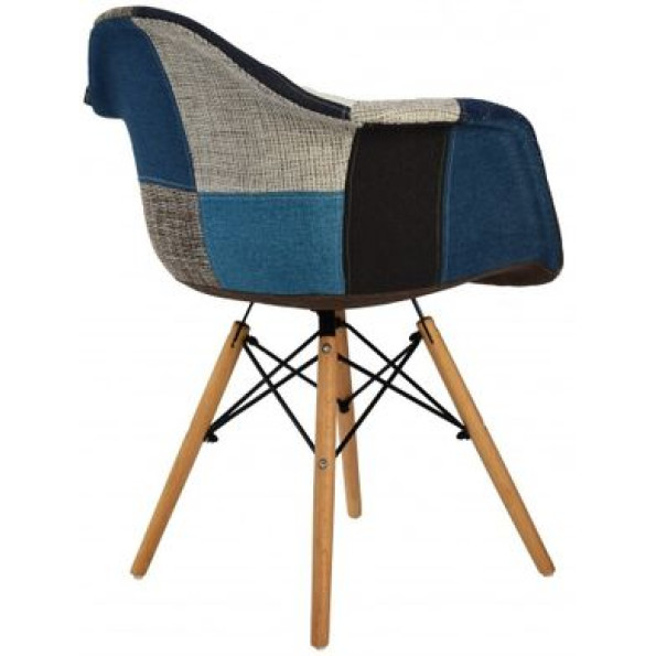 Крісло Bonro В-437 PW BW PATCHWORK -
                                                        Фото 3