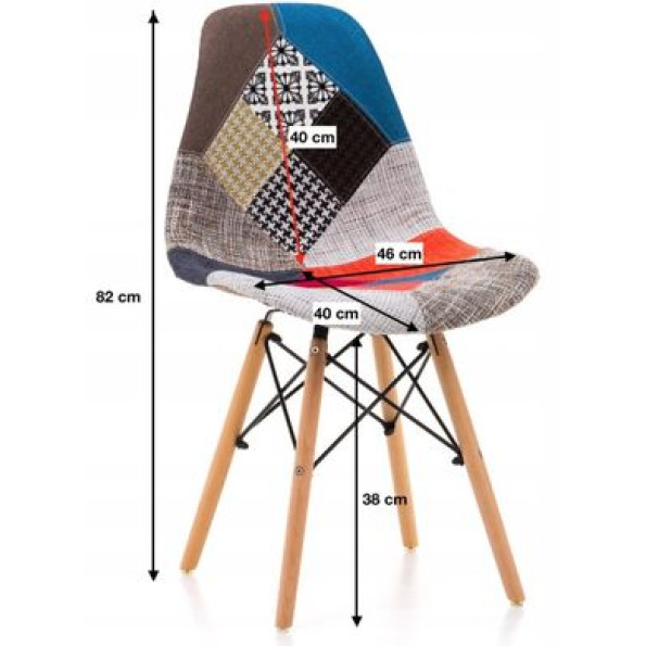 Крісло Bonro В-439 PW01 PATCHWORK -
                                                        Фото 8