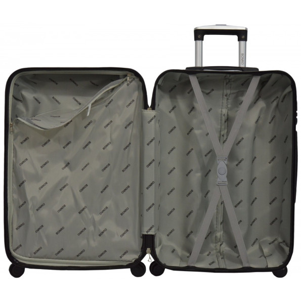 Чемодан комплект пластикова 2 штуки середня, велика сиреневый -
                                                        Фото 5