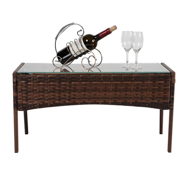 Набір садових меблів 4-місний коричневий -
                                                        Фото 5