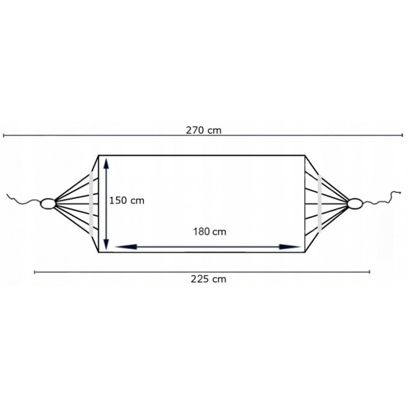 Гамак двухместный подвесной зеленый -
                                                        Фото 2