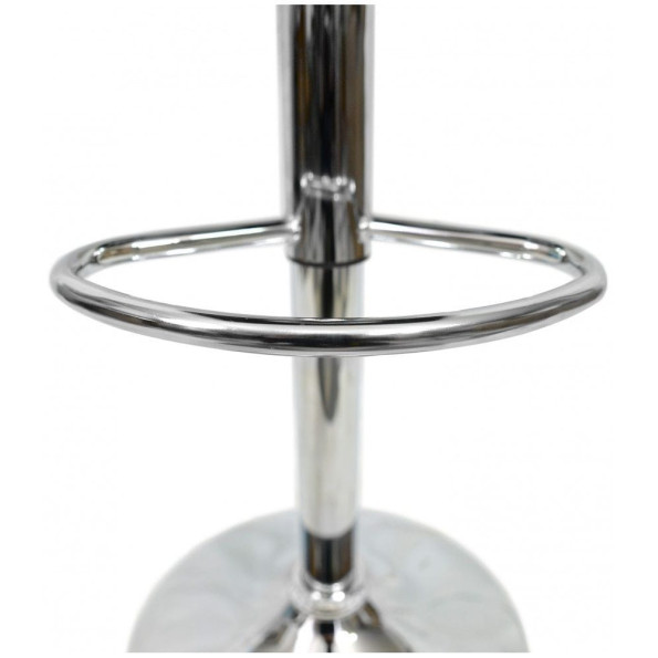 Барный стул со спинкой белый экокожа -
                                                        Фото 5