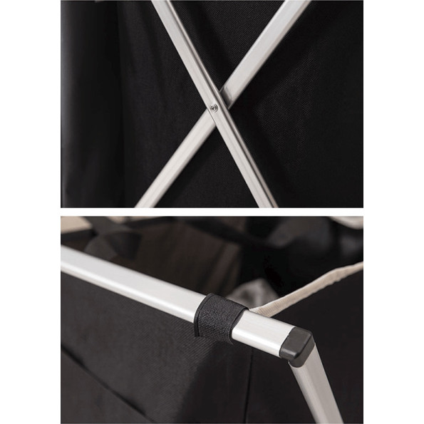 Кошик для білизни 120 л для сортування складаний з 3 відсіками -
                                                        Фото 3