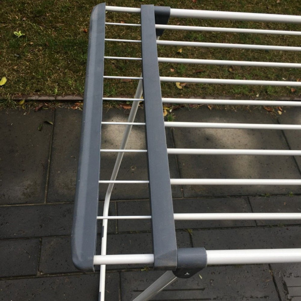 Сушарка для білизни підлогова біла -
                                                        Фото 3