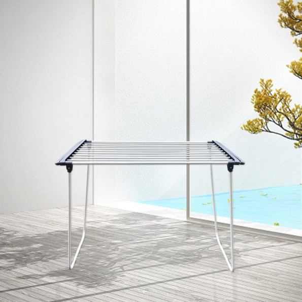 Сушарка для білизни підлогова біла -
                                                        Фото 4