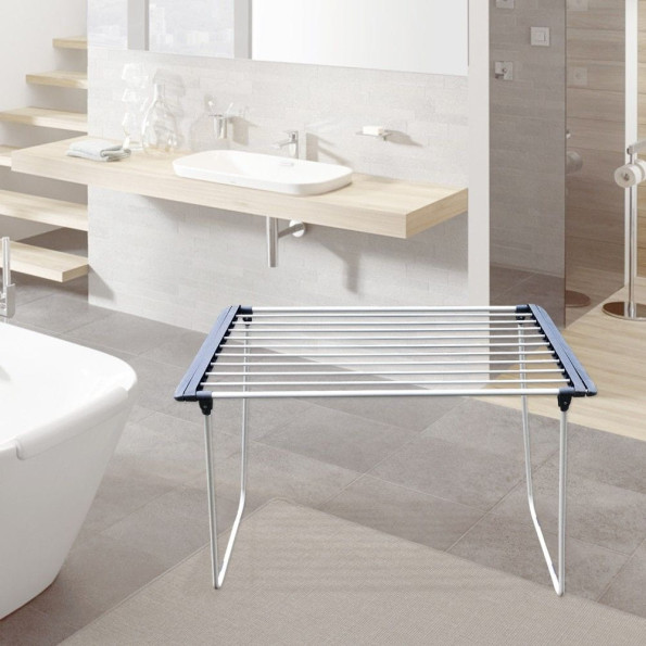 Сушарка для білизни підлогова біла -
                                                        Фото 6