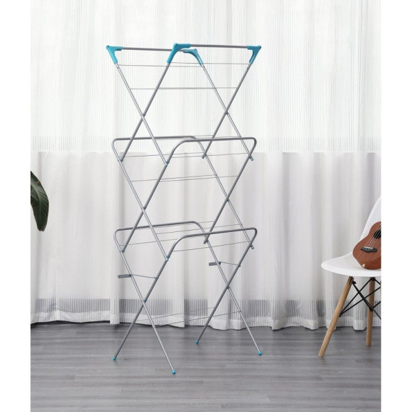 Сушарка для білизни підлогова 13 м срібна -
                                                        Фото 6