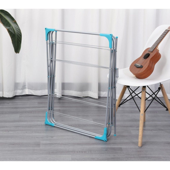 Сушарка для білизни підлогова 13 м срібна -
                                                        Фото 3