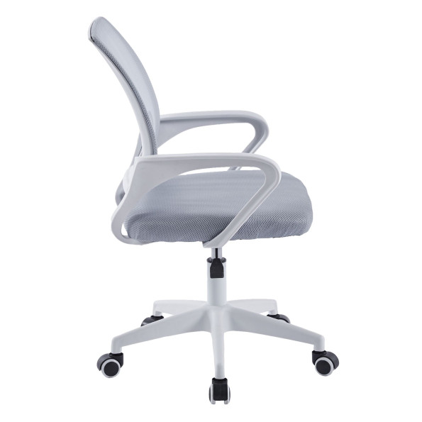 Крісло біло-сіре -
                                                        Фото 3