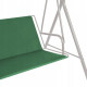 Сидіння для садових гойдалок 170x110 см зелені -
                                                        Фото 4
