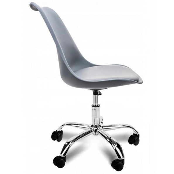 Кресло на колесах серое -
                                                        Фото 4