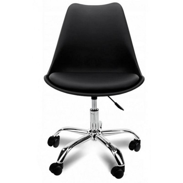 Кресло на колесах черное -
                                                        Фото 3