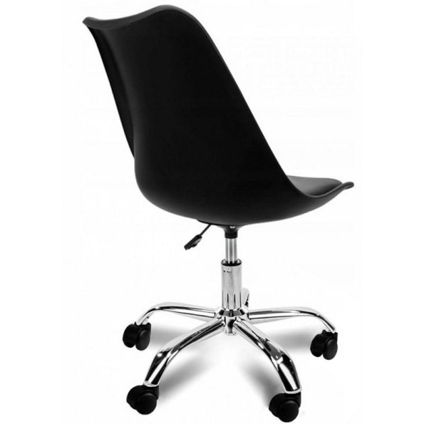 Кресло на колесах черное -
                                                        Фото 5