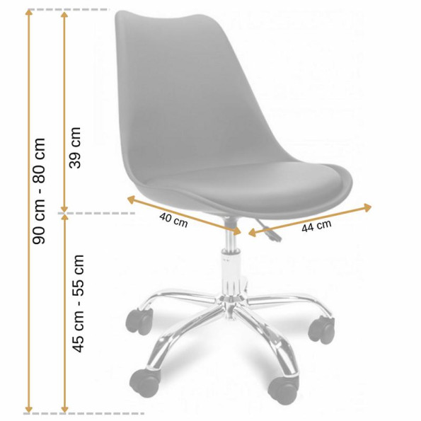 Кресло на колесах черное -
                                                        Фото 10