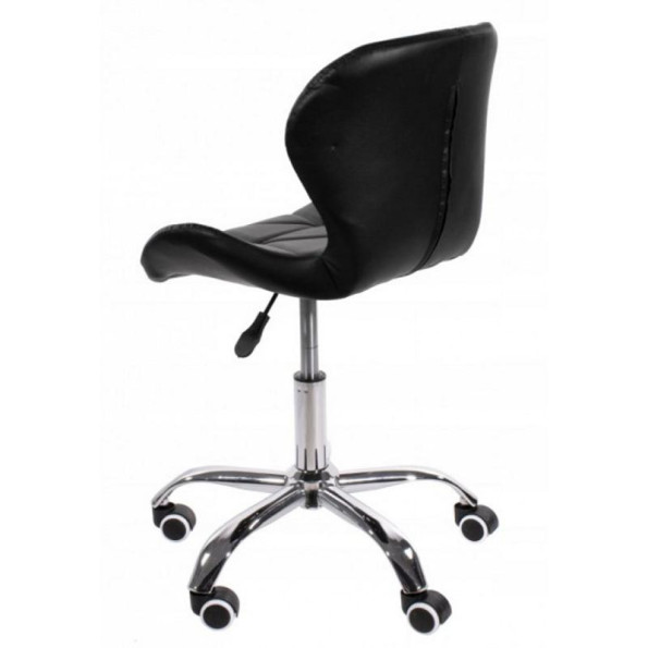 Кресло на колесах черное -
                                                        Фото 5