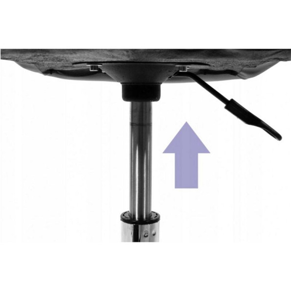 Кресло на колесах черное -
                                                        Фото 7