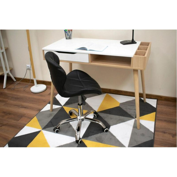 Кресло на колесах черное -
                                                        Фото 8