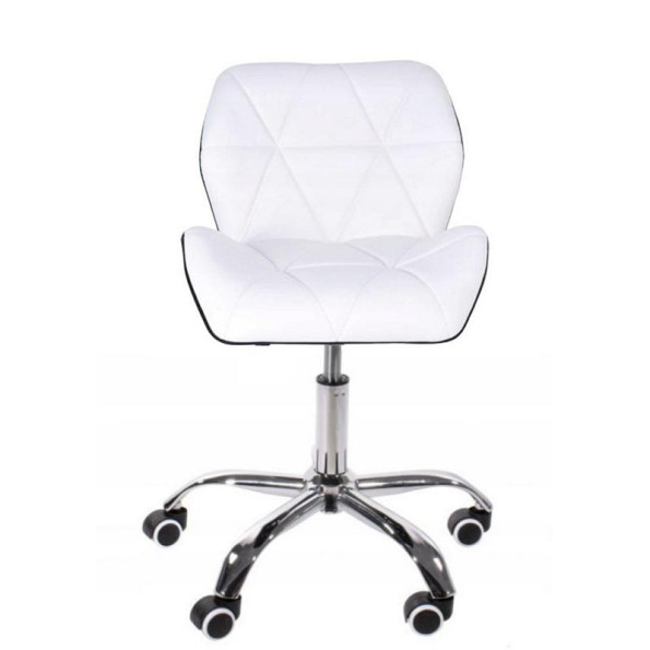 Кресло на колесах бело-черное -
                                                        Фото 3