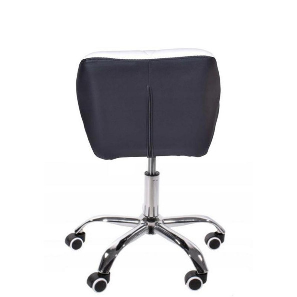 Кресло на колесах бело-черное -
                                                        Фото 5