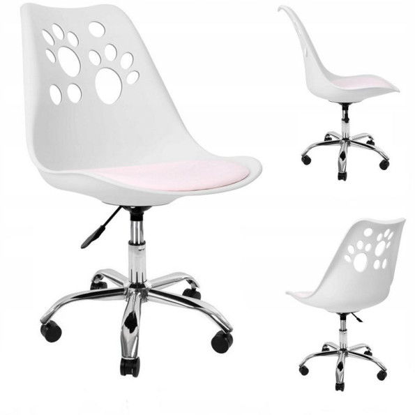 Кресло офисное, компьютерное белое