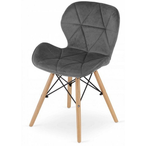 Кресло  велюр серое -
                                                        Фото 6