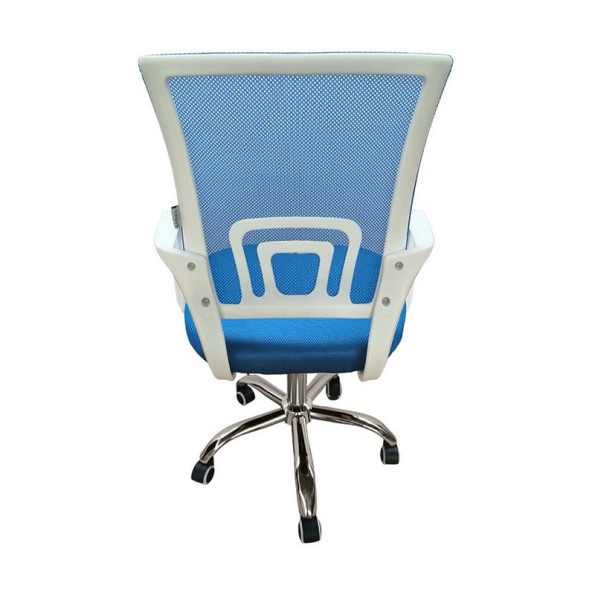 Кресло офисное Bonro 619 DQ бело-синее -
                                                        Фото 6