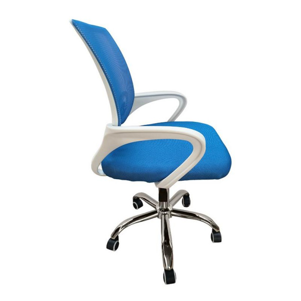 Кресло офисное Bonro 619 DQ бело-синее -
                                                        Фото 8
