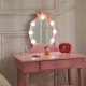 Туалетний столик з підсвіткою, рожевий табурет -
                                                        Фото 7