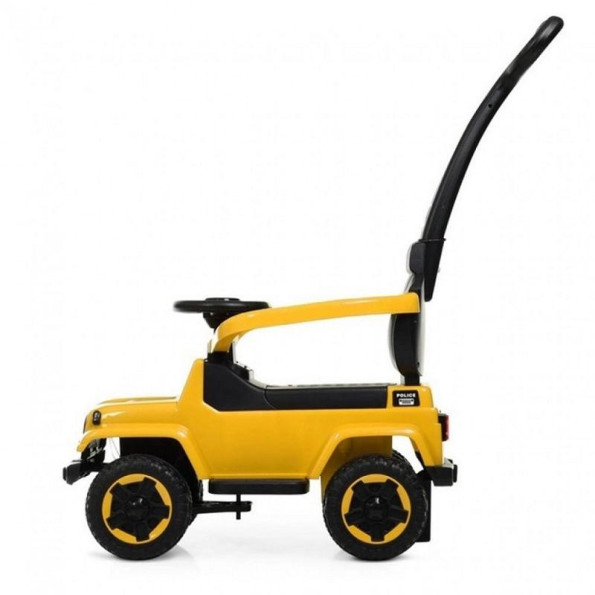 Детская машинка на аккумуляторе каталка-толокар с родительской ручкой желтая -
Фото 3 Детская машинка на аккумуляторе каталка-толокар с родительской ручкой желтая -
Фото 3