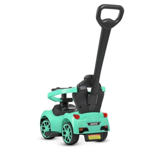 Детская машинка с ручкой зеленая -
                                                        Фото 7