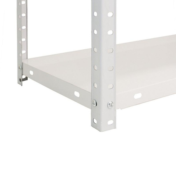 Стелаж металевий 150х75х30 см БІЛИЙ 4 полиці з металу для дому, на кухню, у ванну -
                                                        Фото 3