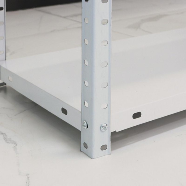 Стелаж металевий 150х75х30 см БІЛИЙ 4 полиці з металу для дому, на кухню, у ванну -
                                                        Фото 4