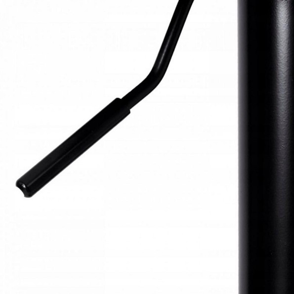 Барный стул черный с черным основанием -
                                                        Фото 8