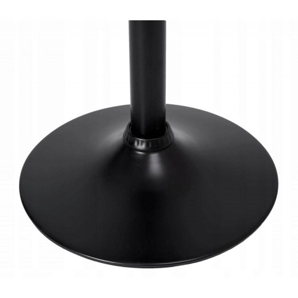 Барный стул черный с черным основанием -
                                                        Фото 10