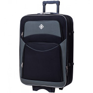 Валіза на колесах маленька сіра