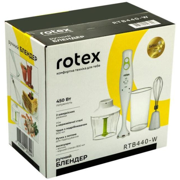 Блендер Rotex RTB 440-W -
Фото 6 Блендер Rotex RTB 440-W -
Фото 6