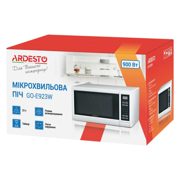 Микроволновая печь Ardesto GO-E923W -
                                                        Фото 3