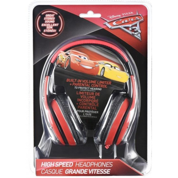 Наушники eKids Disney Тачки, Молния McQueen Kid-friendly volume -
                                                        Фото 2
