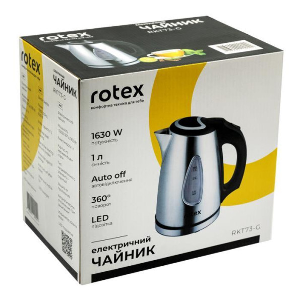 Електрочайник Rotex RKT 73-G -
                                                        Фото 2