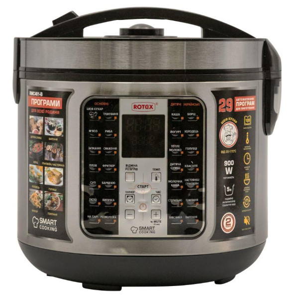 Мультиварка Rotex RMC401-B Smart Cooking -
                                                        Фото 11
