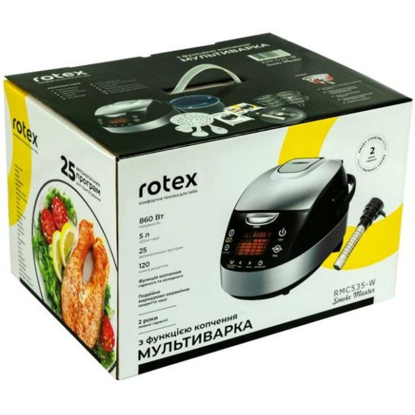 Мультиварка Rotex RMC535-W Smoke Master -
Фото 7 Мультиварка Rotex RMC535-W Smoke Master -
Фото 7