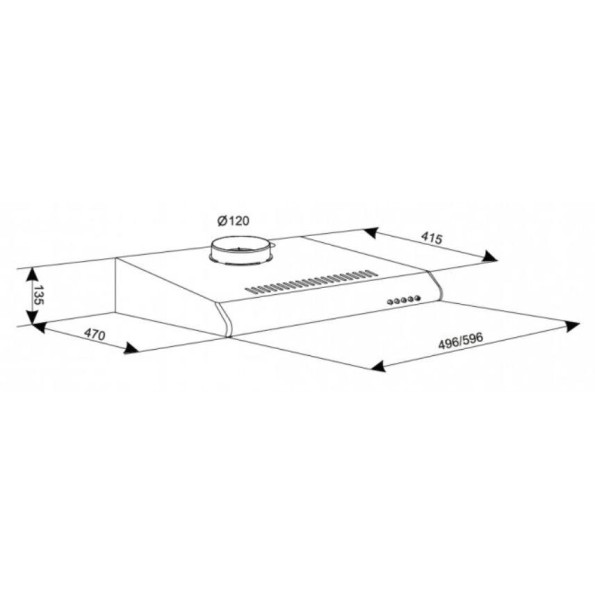 Вытяжка Eleyus Line I 60 IS -
                                                        Фото 9