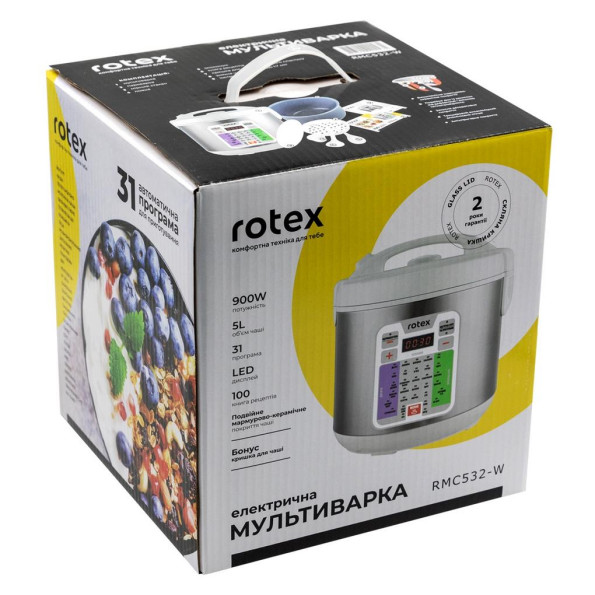 Мультиварка Rotex RMC 532-W -
                                                        Фото 2